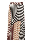 Printed Pleated Skirt *Villkorat Erbjudande Knälång Kjol Multi/mönstrad Mango