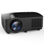 XFF Mini Smart Projector, 5G WIFI Android Projectors 15000 Lumens Portable Home Cinema Projector 1080P Supported, Compatible with HDMI, VGA, VIDEO, USB, Network Interface, Trapezoidal Adjustment