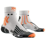 X-Socks Mens Run Speed Two 4.0, Arctic White/trick Orange, 44 EU