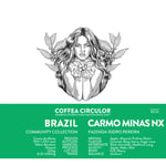 Coffea Circulor - Carmo Minas NX - Brasilien - Natural - Ljusrostade hela kaffebönor - 1000g