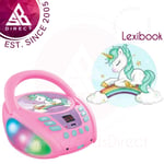 Lexibook Boombox CD Player with Bluetooth 5.0 & Multi Colour Effects?U InUK