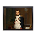 Big Box Art Lap Tray with Cushion for Eating - Jacques Louis-David The Emperor Napoleon | 1 x Padded Bean Bag TV Dinner, Laptop, Serving Tray