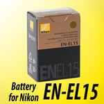 Original Nikon EN-EL15 Battery For Nikon D600 D800 D810 D850 D7000 D7100 D7200