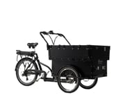 Cargobike Lådcykel Classic Kindergarten Black