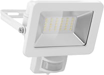 Goobay LED udendørs projektør, 30 W, med bevægelsessensor - hvid