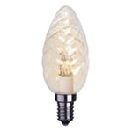 Decoline E14 0,9W LED-pære dekorativ (Klar) Meget varmhvit (2100K)