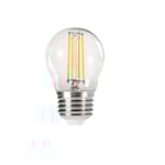 KANLUX LED E27 litet klot 4,5W (40W) 2700K klar