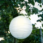 Clas Ohlson Northlight solcellslykta rislampa vit