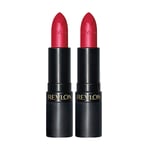2 x Revlon Super Lustrous The Luscious Mattes Lipstick - 017 Crushed Rubies