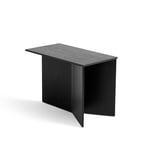HAY - Slit Table Wood Oblong, L49,5xW27,5xH35,5 - Svart - Soffbord - Trä