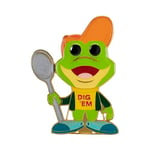 Funko Large Pop! Enamel Pin - Dig Em' Frog - Ad Icons: Honey Smacks - Dig Em’ FROG - Kelloggs Enamel Pins - Cute Collectable Novelty Brooch - for Backpacks & Bags - Gift Idea - Ad Icons Fans