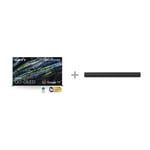 Sony A95L 77" 4K QD-OLED Google TV + Bravia Theatre Bar 9 – 7.0.2 Dolby Atmos Soundbar -tuotepaketti