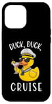 Coque pour iPhone 15 Pro Max Duck Duck Cruise Funny Family Cruising Groupe assorti