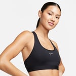 Nike Sports-bh Swoosh Light Support - Sort/hvit Dame Sports-BH female