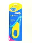 Scholl Gel Activ Everyday Comfort For Busy Feet Insoles Pair Women 3.5 - 7.5 NEW