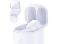 3MK FlowBuds wireless bluetooth headphones white