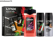 2x LYNX Mixed Trio - three iconic scents - bodywash, bodyspray & anti-perspirant