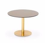 Tom Dixon Flash soffbord runt Koppar-mässingsstativ