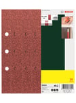 Bosch 25-delers slipepapirsett til plansliper, korning 80 G= 80