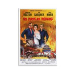 SDFGSD Vintage Classic Retro Movie Poster 55 Days at Peking 1963 Poster Decorative Painting Canvas Wall Art Living Room Posters Bedroom Painting
