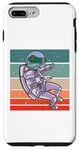 Coque pour iPhone 7 Plus/8 Plus Grenouille en combinaison spatiale Grenouille drôle