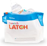 Munchkin Latch Cool Touch Microwave Steriliser Bags, Pack of 6 reusable bags