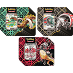 Pokemon Scarlet & Violet 4.5 - Paldean Fates Special Tin Complete Set (3st boxar)