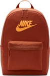 Nike Unisex Heritage Backpack Rugged Orange/Rugged Orange/Sundial DC4244-832, MISC, Rugged Orange/Rugged Orange/Sundial, 25 l, Sports