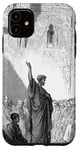 Coque pour iPhone 11 Saint Paul Prêchant Gustave Dore Art Biblique Religieux