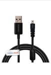 Panasonic Lumix DMC-TZ70EBK  CAMERA USB DATA SYNC CABLE / LEAD FOR PC AND MAC