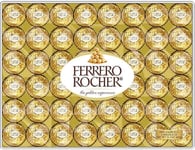 Ferrero Rocher, Fine Hazelnut Milk Chocolates, 48 pack ideal for Valentine’s Day