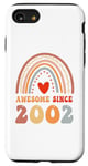 iPhone SE (2020) / 7 / 8 Awesome Since 2002 22nd Birthday Boho Rainbow 22 Years Old Case