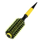 Round Hair Brush Hair Brushes Nylon Bristle Round Brush Yellow 10.04"x2.17"