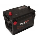 SKANBATT Startbatteri 12V 80AH 800CCA (260x179x180/207mm) +venstre