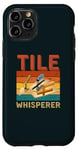 iPhone 11 Pro Tile Whisperer Retro Vintage Tile Setter Tile Worker & Tiler Case