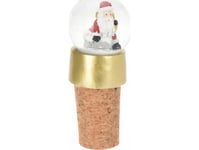 Juldekoration Home Styling Collection Julflaskpropp Med Dekorativ Snöglob