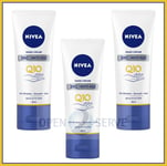 3xNIVEA Q10 Anti-Age 3in1 Hand Care Cream-Anti-wrinkle | Prevents Age Spots-30ml