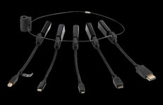 Modulär Hdmi-Adapter Deltaco, Usb-C, Mdp, Dp, Mini, Micro, Svart / Hdmi-Ar10 / 1902496