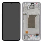 Samsung Galaxy A35 5G Display med ram - Lavendel