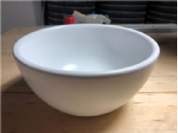 BLUE LABEL Keramisk bowl håndvask uden hanehul og overløb - 22x22x11 cm