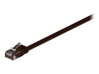 Wentronic - Patch-Kabel - Rj-45 (Hane) Till Rj-45 (Hane) - 7 M - Utp - Cat 6 - Formpressad, Platt - Brun