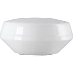 Skärm blank opal metallgänga 99 mm Ø265 mm höjd 130 mm