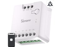 Sonoff Mini-D Matter Wifi-Brytare (Ac/Dc 12-48V, Potentialfri Kontakt) Sonoff