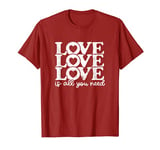 Cute Love Valentines Day Red T-Shirt