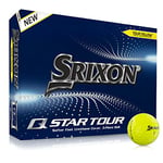 Srixon Q-Star Tour 4 - Dozen Golf Balls - Performance and Power - 3 Pieces - Urethane - Premium Golf Accessories and Golf Gifts