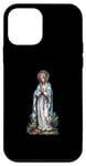 Coque pour iPhone 12 mini Notre-Dame de Lourdes 8 embouts