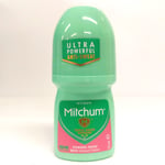 MITCHUM Powder Fresh  Anti-perspirant  Roll-On 6 x 50ml UK STOCK