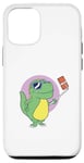 iPhone 15 Dinosaur taking a selfie on a stick Case