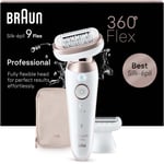 Braun Silk-épil 9 Flex Epilator For Easy Hair Removal 9-030 3D White/R