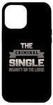 Coque pour iPhone 14 Pro Max Funny Criminal Single Design - La folie à pied libre